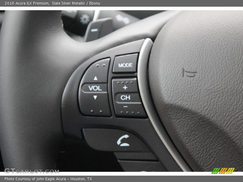 Slate Silver Metallic / Ebony 2016 Acura ILX Premium