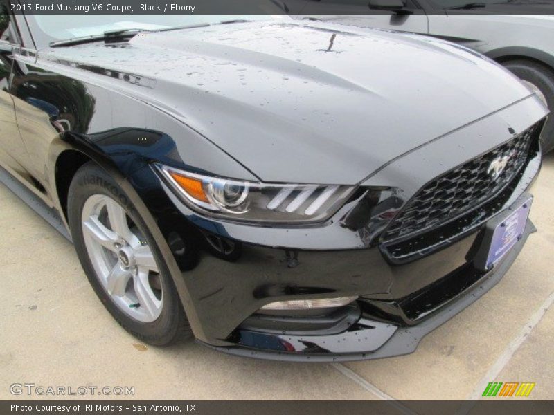 Black / Ebony 2015 Ford Mustang V6 Coupe