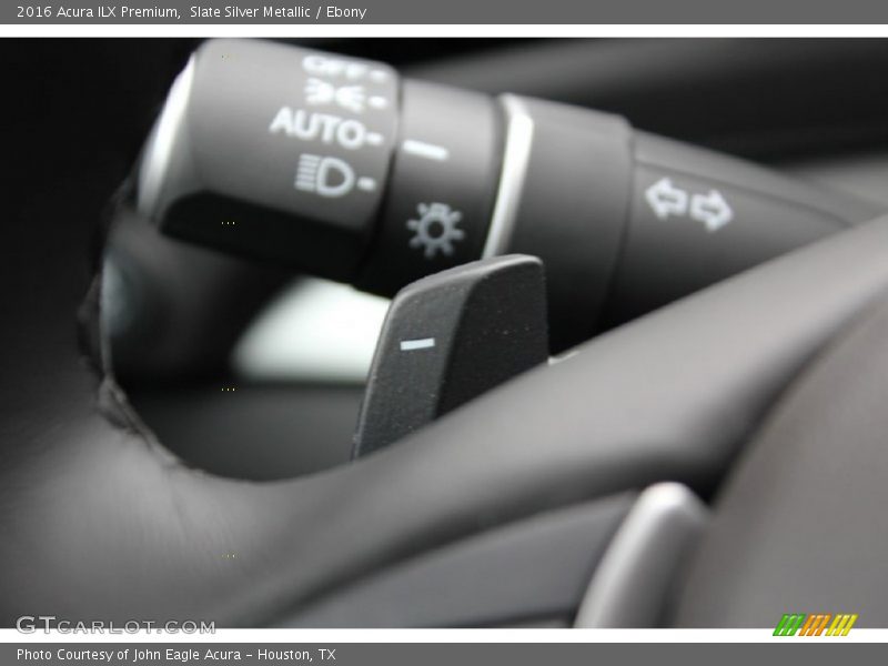 Slate Silver Metallic / Ebony 2016 Acura ILX Premium