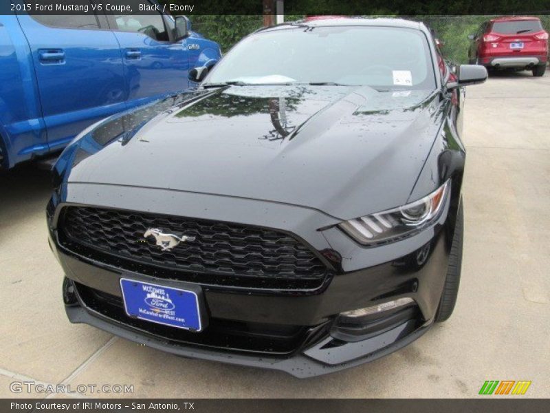 Black / Ebony 2015 Ford Mustang V6 Coupe