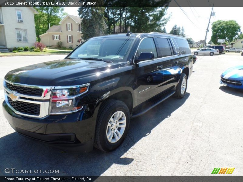 Black / Jet Black 2015 Chevrolet Suburban LS 4WD