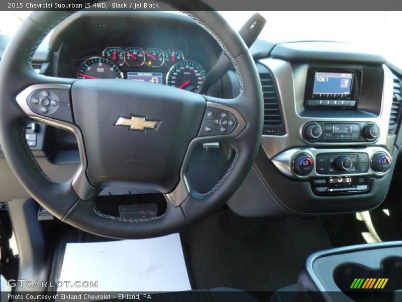 Black / Jet Black 2015 Chevrolet Suburban LS 4WD