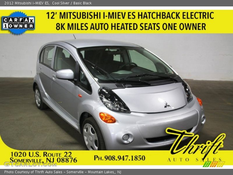 Cool Silver / Basic Black 2012 Mitsubishi i-MiEV ES