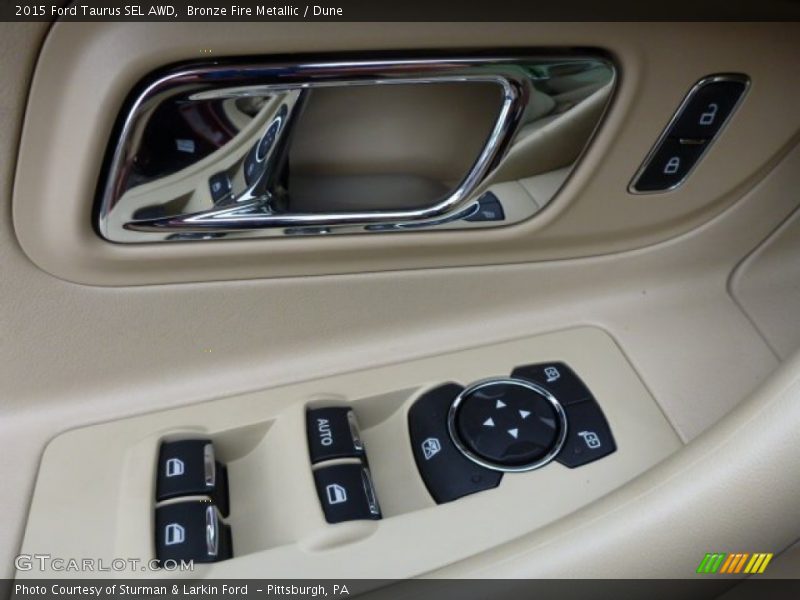 Bronze Fire Metallic / Dune 2015 Ford Taurus SEL AWD