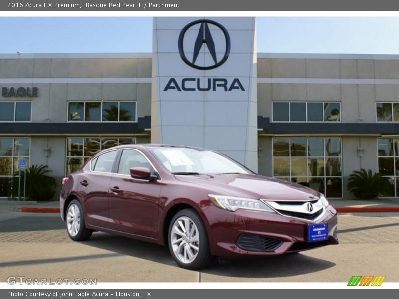 Basque Red Pearl II / Parchment 2016 Acura ILX Premium