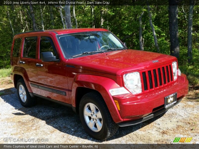 Inferno Red Crystal Pearl / Dark Slate Gray 2010 Jeep Liberty Sport 4x4
