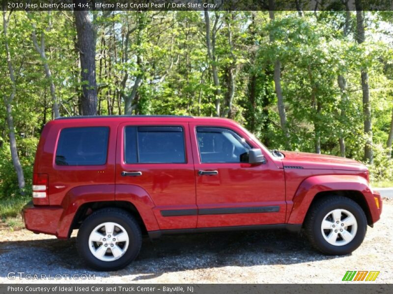 Inferno Red Crystal Pearl / Dark Slate Gray 2010 Jeep Liberty Sport 4x4