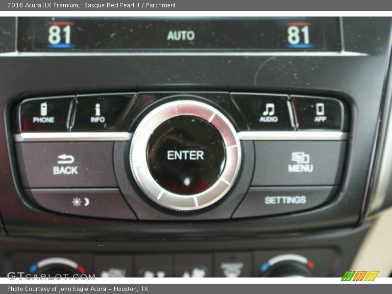 Basque Red Pearl II / Parchment 2016 Acura ILX Premium