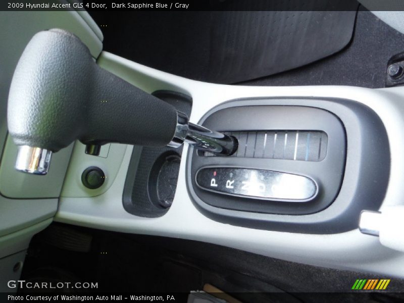 Dark Sapphire Blue / Gray 2009 Hyundai Accent GLS 4 Door