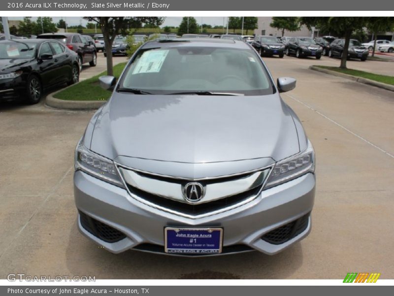 Slate Silver Metallic / Ebony 2016 Acura ILX Technology