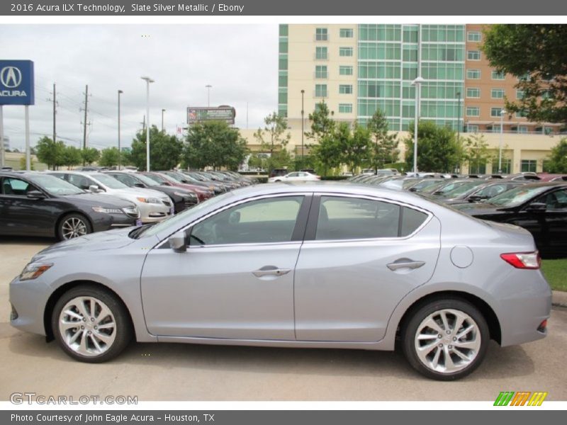 Slate Silver Metallic / Ebony 2016 Acura ILX Technology