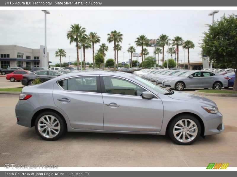 Slate Silver Metallic / Ebony 2016 Acura ILX Technology