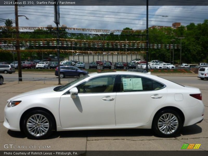 Starfire Pearl / Parchment 2014 Lexus ES 350