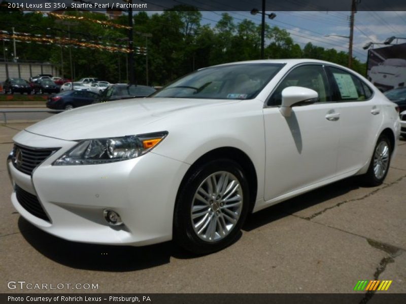 Starfire Pearl / Parchment 2014 Lexus ES 350