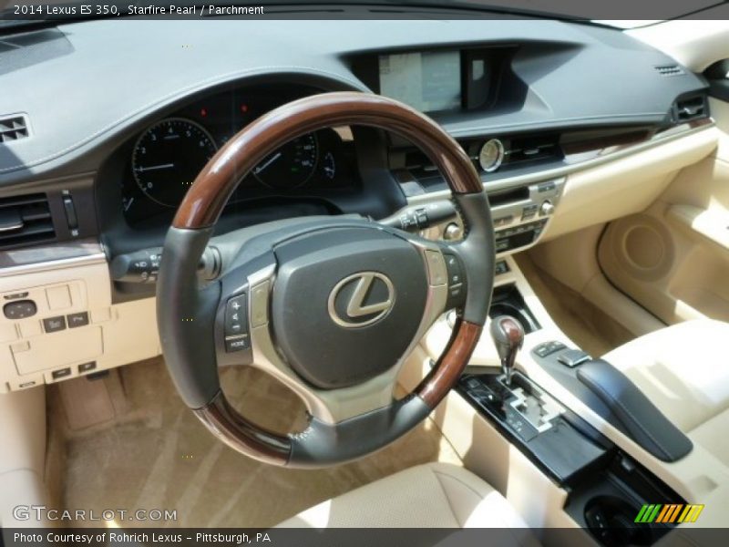 Starfire Pearl / Parchment 2014 Lexus ES 350