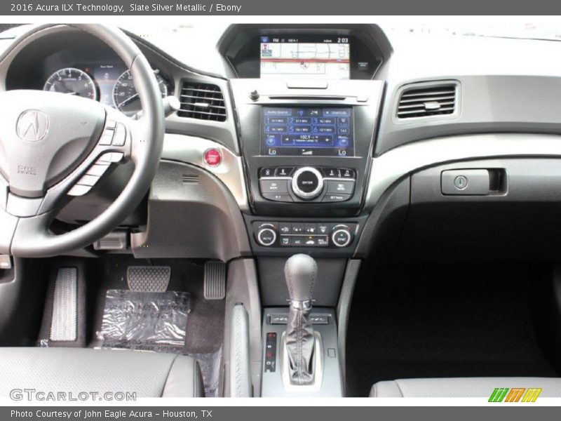Slate Silver Metallic / Ebony 2016 Acura ILX Technology