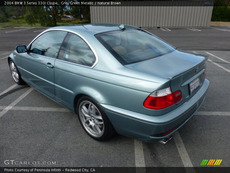 Grey Green Metallic / Natural Brown 2004 BMW 3 Series 330i Coupe