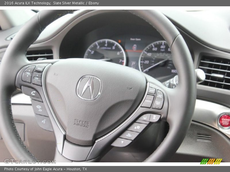 Slate Silver Metallic / Ebony 2016 Acura ILX Technology