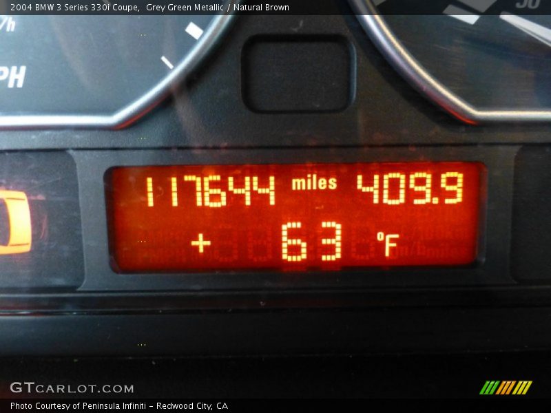 Grey Green Metallic / Natural Brown 2004 BMW 3 Series 330i Coupe
