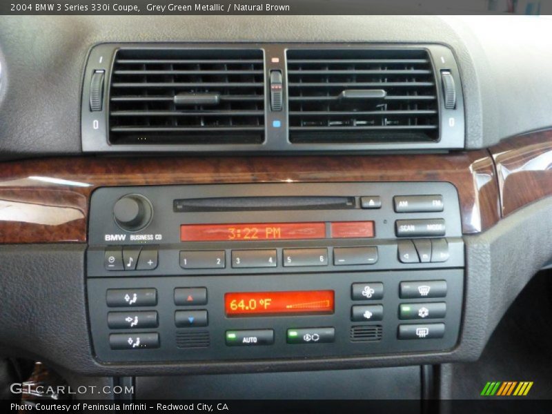 Grey Green Metallic / Natural Brown 2004 BMW 3 Series 330i Coupe