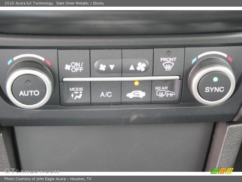 Slate Silver Metallic / Ebony 2016 Acura ILX Technology