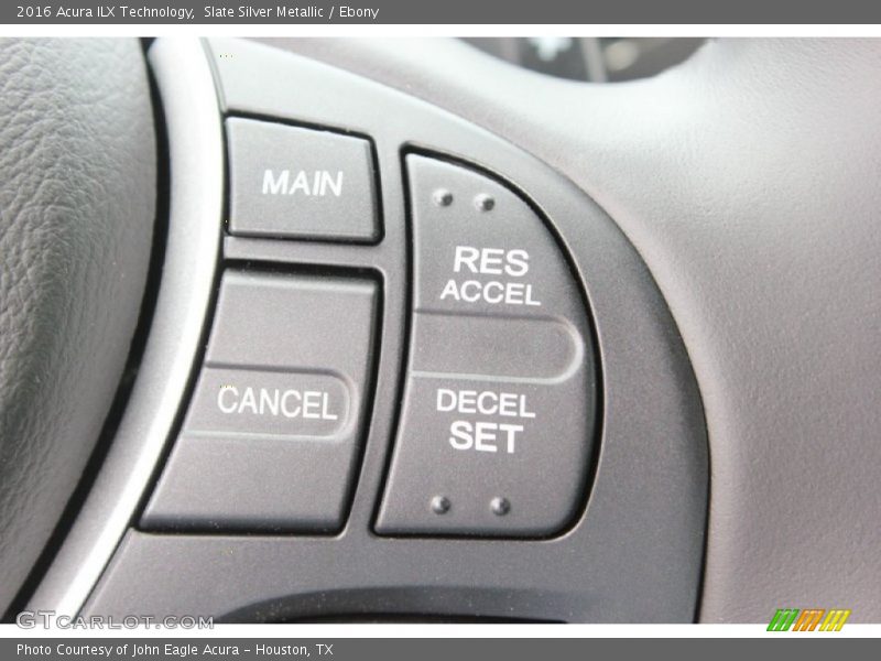 Slate Silver Metallic / Ebony 2016 Acura ILX Technology