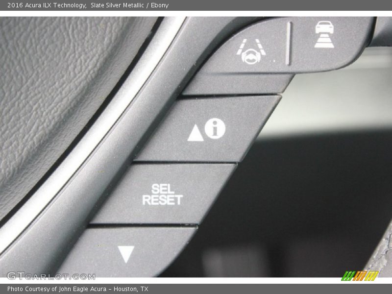 Slate Silver Metallic / Ebony 2016 Acura ILX Technology