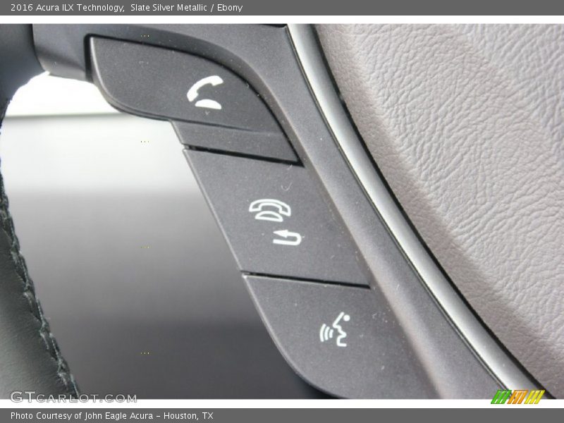 Slate Silver Metallic / Ebony 2016 Acura ILX Technology