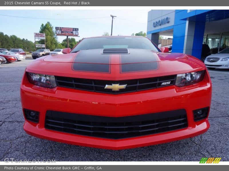 Red Hot / Black 2015 Chevrolet Camaro SS Coupe