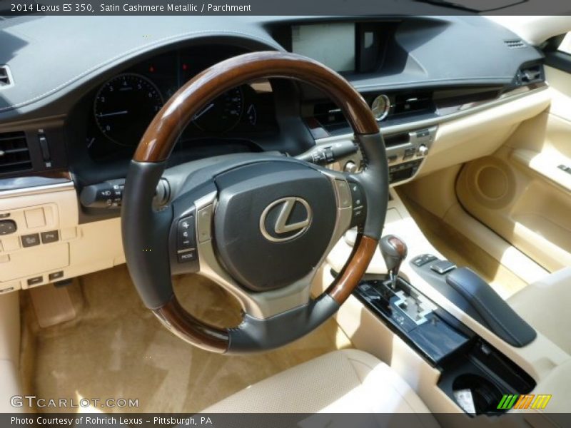Satin Cashmere Metallic / Parchment 2014 Lexus ES 350