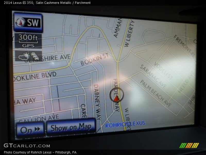 Satin Cashmere Metallic / Parchment 2014 Lexus ES 350