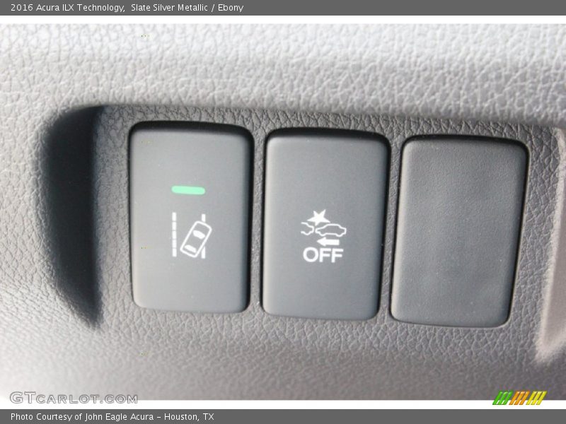 Slate Silver Metallic / Ebony 2016 Acura ILX Technology