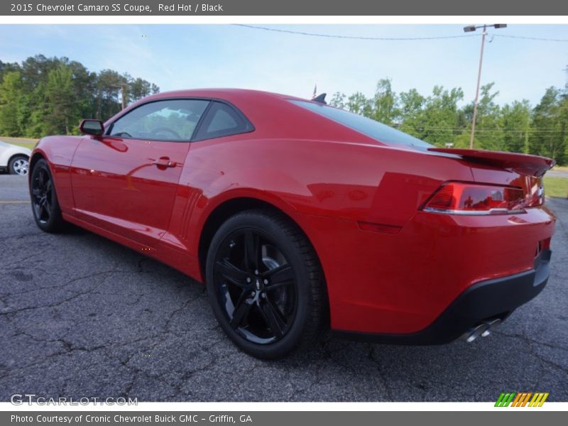 Red Hot / Black 2015 Chevrolet Camaro SS Coupe