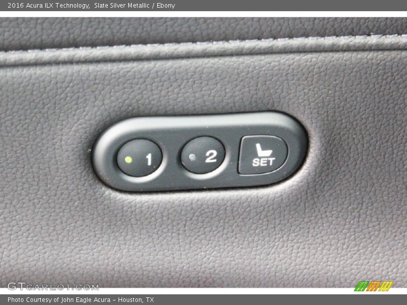 Slate Silver Metallic / Ebony 2016 Acura ILX Technology