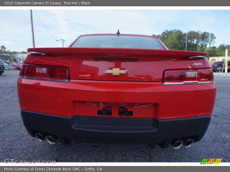Red Hot / Black 2015 Chevrolet Camaro SS Coupe