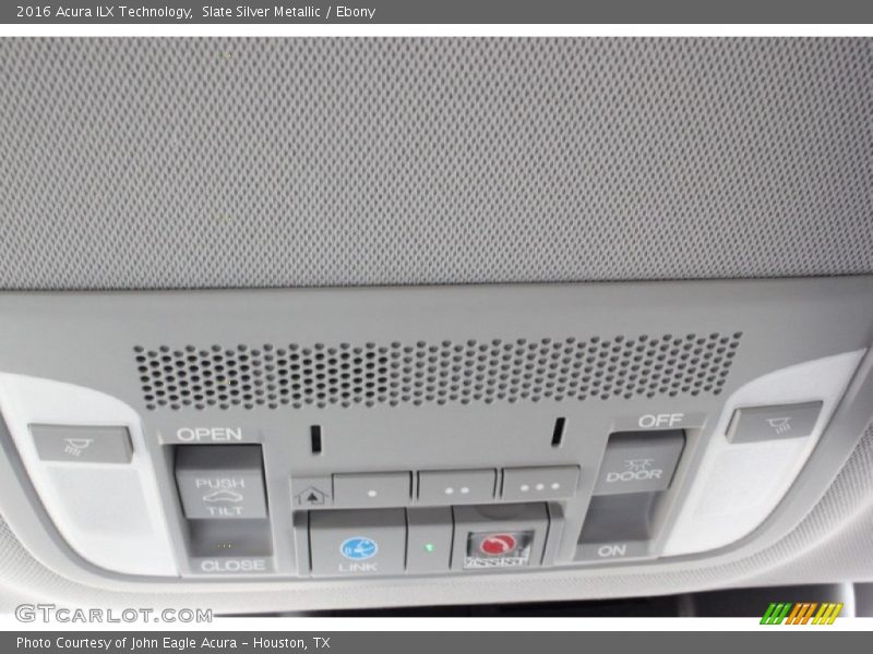 Slate Silver Metallic / Ebony 2016 Acura ILX Technology