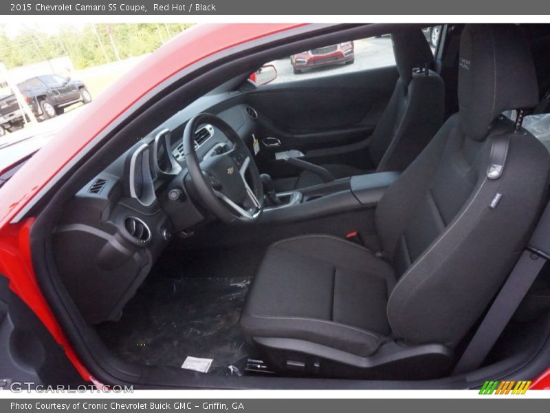 Red Hot / Black 2015 Chevrolet Camaro SS Coupe