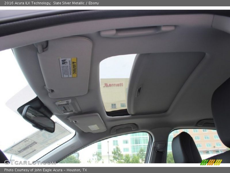 Slate Silver Metallic / Ebony 2016 Acura ILX Technology