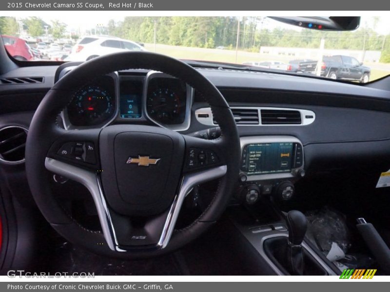 Red Hot / Black 2015 Chevrolet Camaro SS Coupe