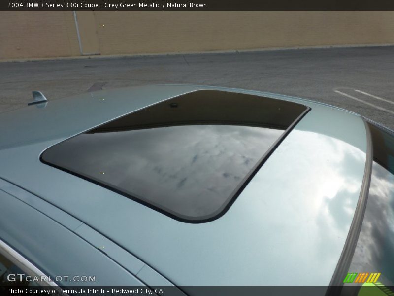 Grey Green Metallic / Natural Brown 2004 BMW 3 Series 330i Coupe