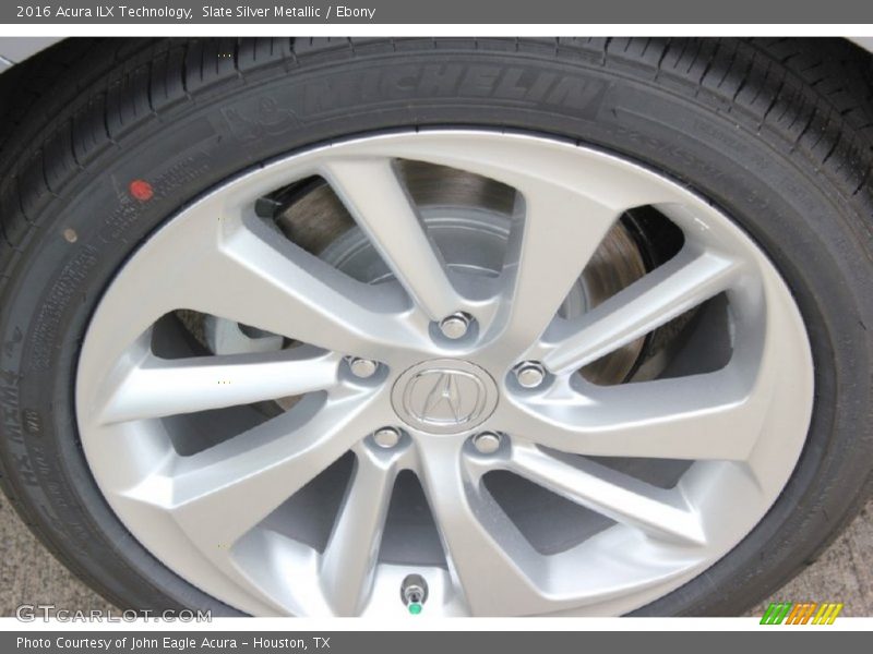 Slate Silver Metallic / Ebony 2016 Acura ILX Technology