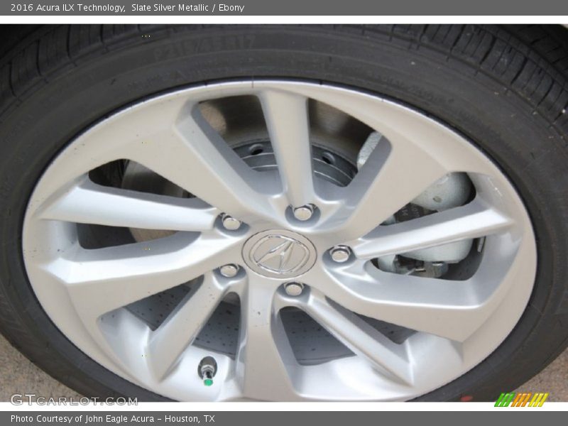 Slate Silver Metallic / Ebony 2016 Acura ILX Technology