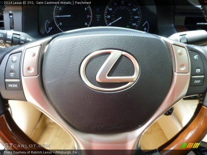 Satin Cashmere Metallic / Parchment 2014 Lexus ES 350