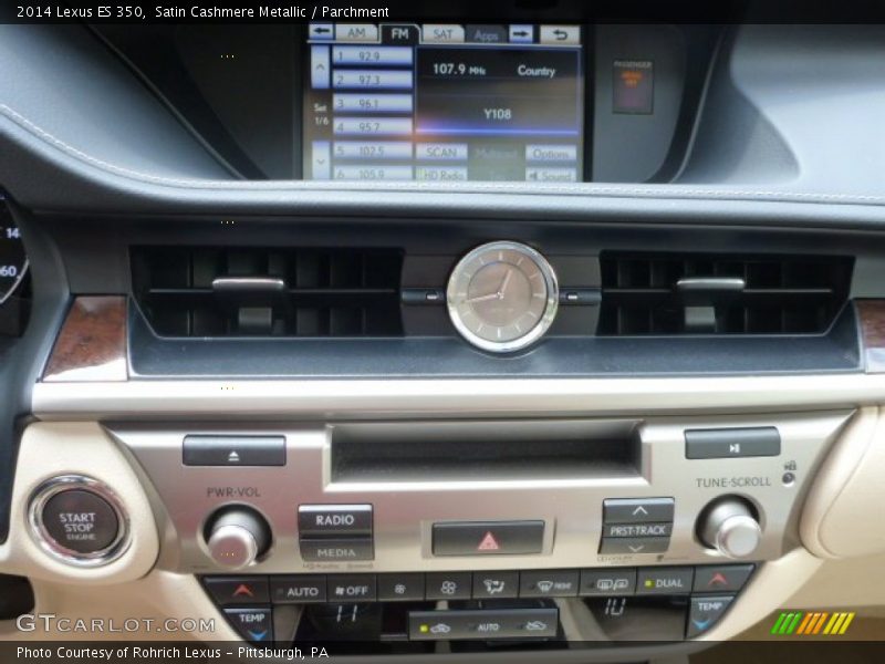 Satin Cashmere Metallic / Parchment 2014 Lexus ES 350