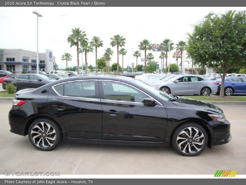 Crystal Black Pearl / Ebony 2016 Acura ILX Technology