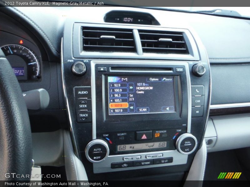 Magnetic Gray Metallic / Ash 2012 Toyota Camry XLE