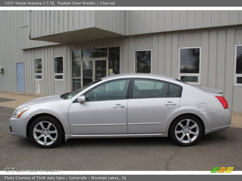 Radiant Silver Metallic / Charcoal 2007 Nissan Maxima 3.5 SE