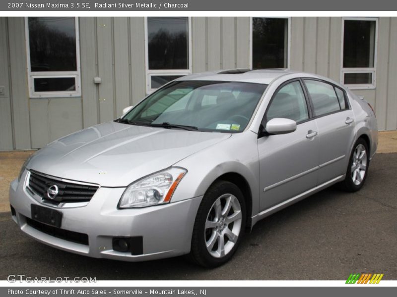 Radiant Silver Metallic / Charcoal 2007 Nissan Maxima 3.5 SE