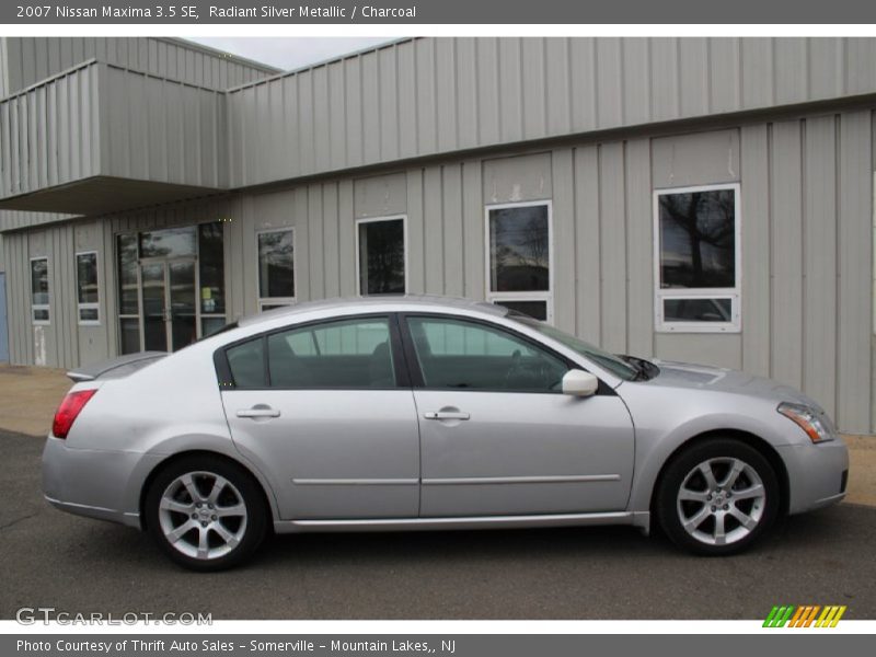 Radiant Silver Metallic / Charcoal 2007 Nissan Maxima 3.5 SE