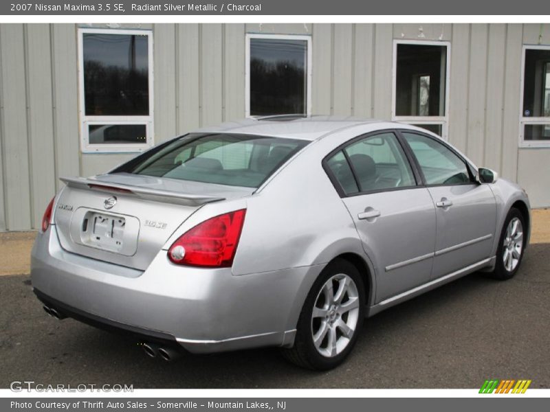 Radiant Silver Metallic / Charcoal 2007 Nissan Maxima 3.5 SE
